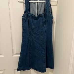Abercrombie and Fitch Denim Sleeveless Dress